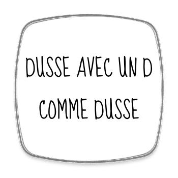 Cinéma / Citation / Série télé / Geek - Magnet carré - blanc - Devant