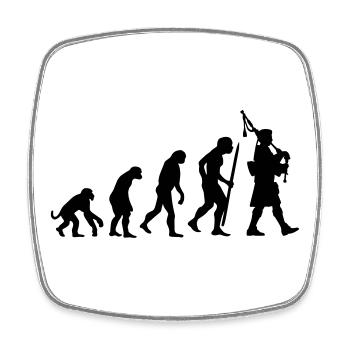 Evolution Pipebag - Magnet carré - blanc - Devant