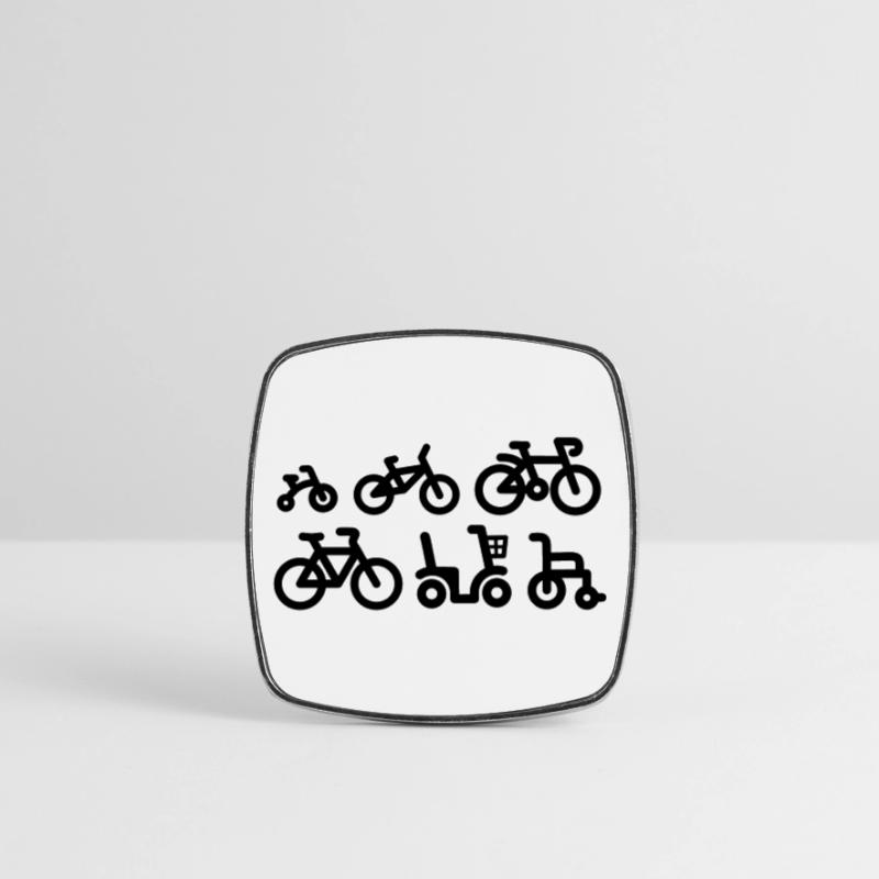 Evolution vélo de course cyclisme vélo de course Magnet carré