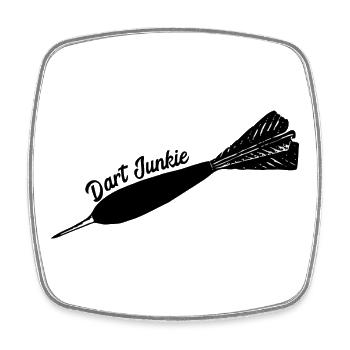 Darts, darts, darts, darts t-shirt, darts shirt - Square fridge magnet - white - Front