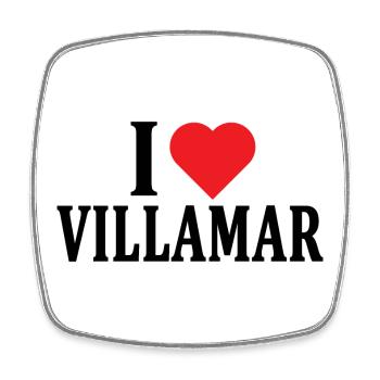 T-shirt J’adore Villamar t-shirt Sardaigne - Magnet carré - blanc - Devant
