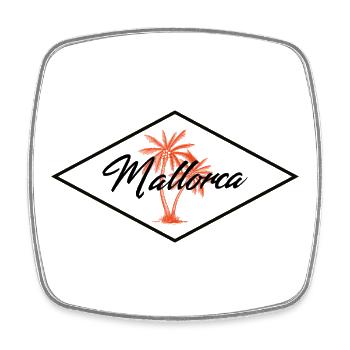 Mallorca Island - Square fridge magnet - white - Front