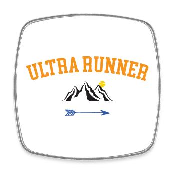 Ultra Runner - Magnet carré - blanc - Devant