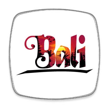 BALI - Square fridge magnet - white - Front