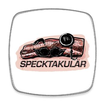 Spektakulär - Viereckiger Kühlschrankmagnet - Weiß - Vorne