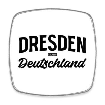 Dresden Saxony Germany Cities Design - Square fridge magnet - white - Front