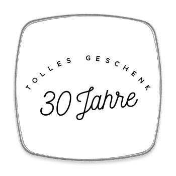 Tolles Geschenk 30 Jahre  - Viereckiger Kühlschrankmagnet - Weiß - Vorne