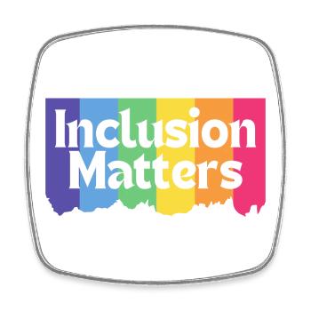 Cool Special Education Autism Inclusion Matters - Square fridge magnet - white - Front