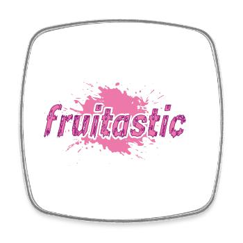 fruitastic claim fresh splash pink - Square fridge magnet - white - Front