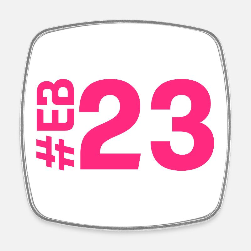 EB23 - Magnet carré - blanc