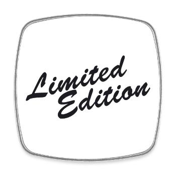 Limited Edition - Square fridge magnet - white - Front