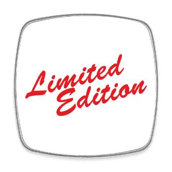 Édition limitée - Magnet carré - blanc - Devant