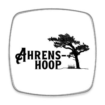 Ahrenshoop, pearl of the Baltic Sea - Square fridge magnet - white - Front