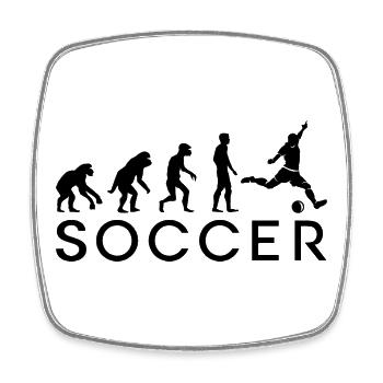 Fußball Evolution Soccer Liga icon EM WM 2024 - Viereckiger Kühlschrankmagnet - Weiß - Vorne
