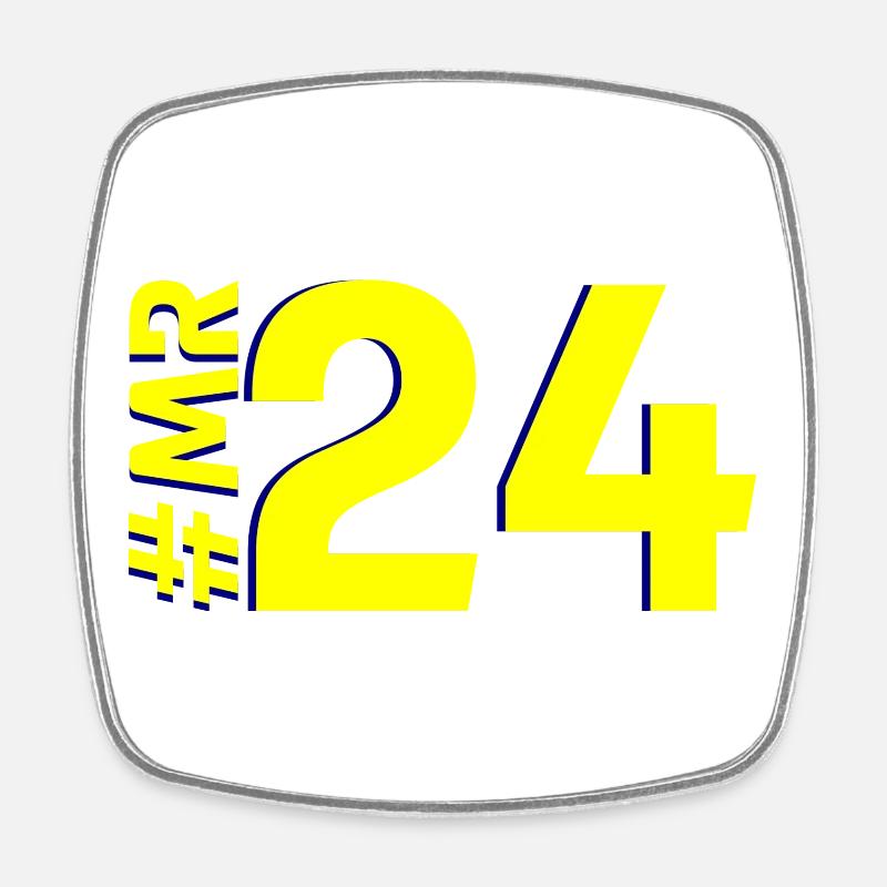 MR24 - Magnet carré - blanc