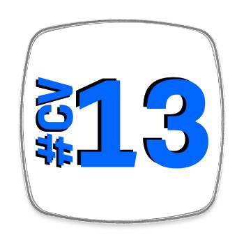 CV13-KARTON - Viereckiger Kühlschrankmagnet - Weiß - Vorne