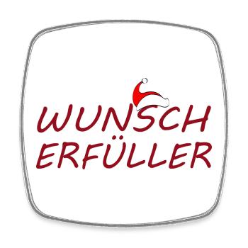 WUNSCHERFÜLLER - Viereckiger Kühlschrankmagnet - Weiß - Vorne