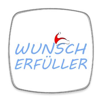 WUNSCHERFÜLLER - Viereckiger Kühlschrankmagnet - Weiß - Vorne