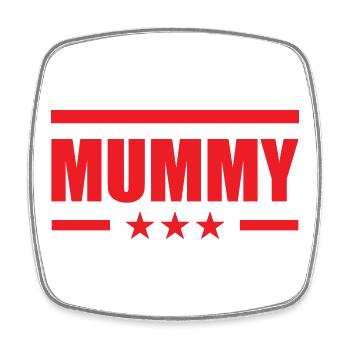 Beste Mama - Muttertag - Viereckiger Kühlschrankmagnet - Weiß - Vorne