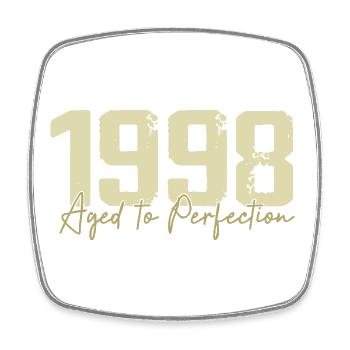 Original 1998 Rétro 1998 Cadeau d’anniversaire 1998 - Magnet carré - blanc - Devant