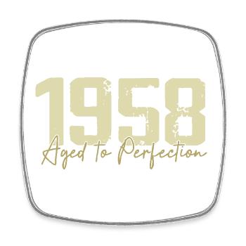 Original 1958 Rétro 1958 Cadeau d’anniversaire 1958 - Magnet carré - blanc - Devant