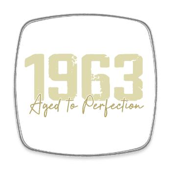 Original 1963 Rétro 1963 Cadeau d’anniversaire 1963 - Magnet carré - blanc - Devant