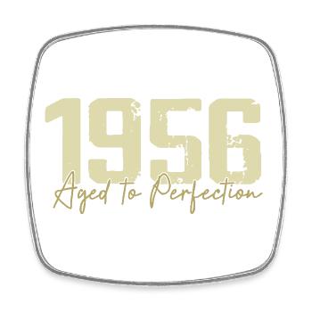 Original 1956 Rétro 1956 Cadeau d’anniversaire 1956 - Magnet carré - blanc - Devant