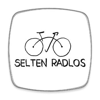 selten radlos sprüche radfahrer fahrrad geschenk - Viereckiger Kühlschrankmagnet - Weiß - Vorne