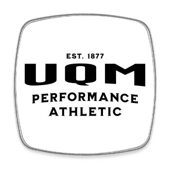 UQM Athletic-Performance Sportswear - Square fridge magnet - white - Front