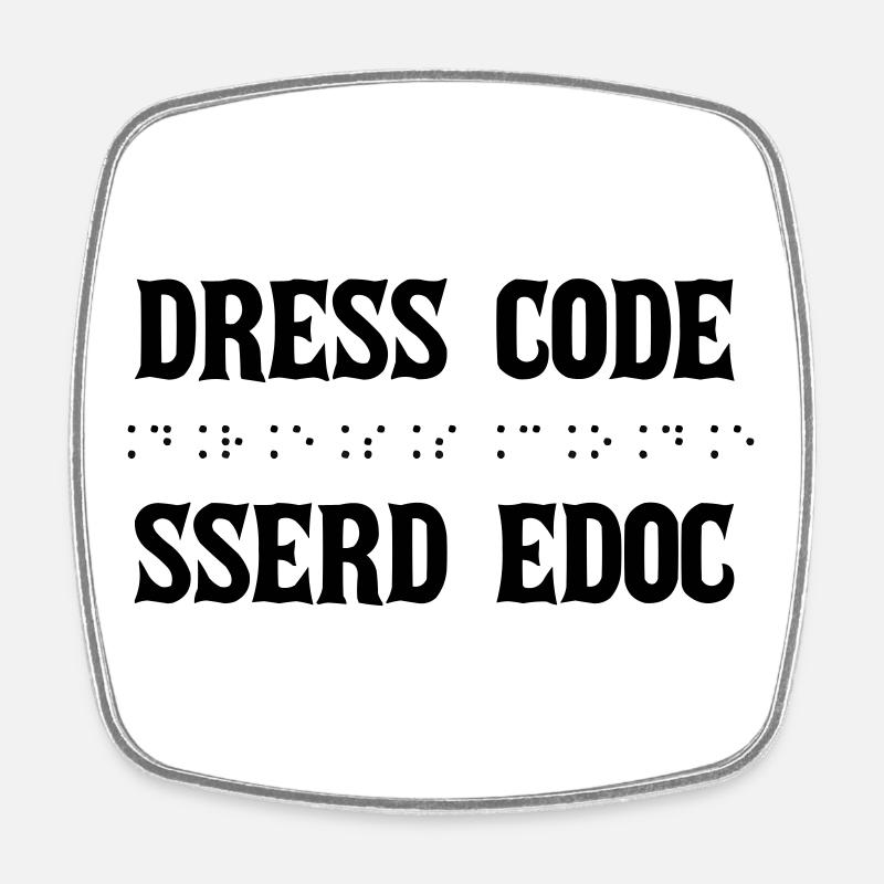 Code Mode Inspiration - Magnet carré - blanc