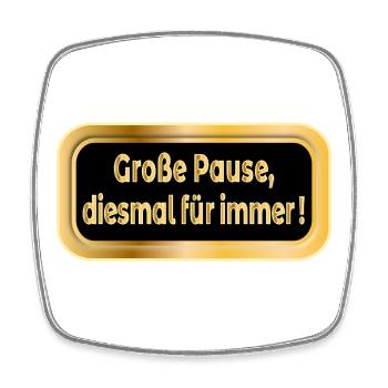 LEHRER LEHRERIN PENSIONIERUNG - Viereckiger Kühlschrankmagnet - Weiß - Vorne