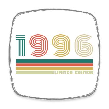 30 Années 1996 Vintage Rétro Anniversaire - Magnet carré - blanc - Devant