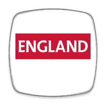 England Southampton Cityscape Design - Square fridge magnet - white - Front