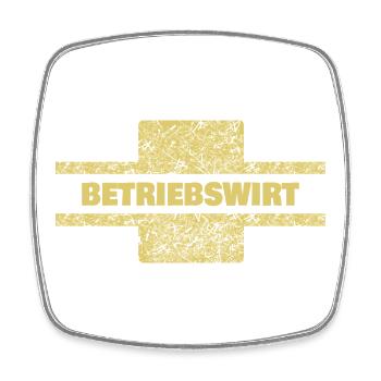 Business Economist as a Profession - Square fridge magnet - white - Front