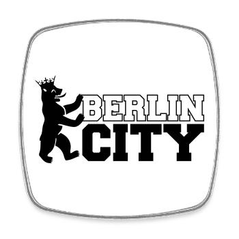 berlin_city_1 - Viereckiger Kühlschrankmagnet - Weiß - Vorne