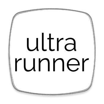 Ultra Runner - T-shirt pour les coureurs ! - Magnet carré - blanc - Devant