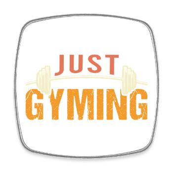 Bodybuilding Fitness Vintage Gym Athleten Workout - Viereckiger Kühlschrankmagnet - Weiß - Vorne