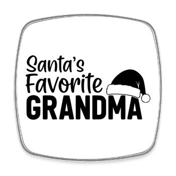 La grand-mère préférée du Père Noël - Magnet carré - blanc - Devant