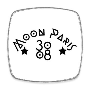 Simple, clean design for a unique and fun style - Square fridge magnet - white - Front
