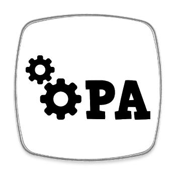 Grandpa Gear Repair - Mechanic Repair Car - Square fridge magnet - white - Front