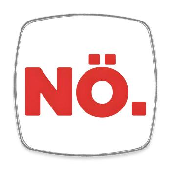 Lower Austria. – Funny German Meme Shirt | Sarcasm St - Square fridge magnet - white - Front