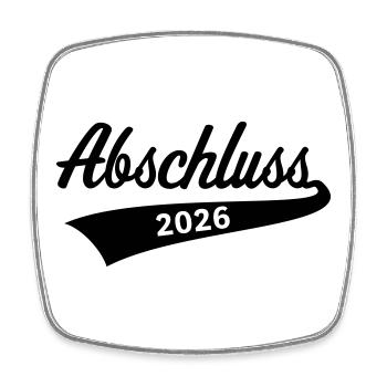 Graduation 2026 (Graduation / Black) - Square fridge magnet - white - Front