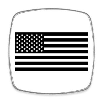Use Flags - Square fridge magnet - white - Front