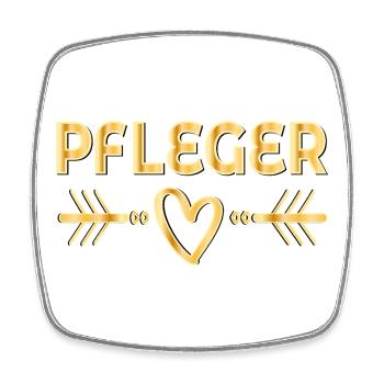 Cardiac Nurses Nursing Professions - Square fridge magnet - white - Front