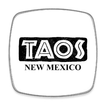 Taos - New Mexico - United States of America - Square fridge magnet - white - Front