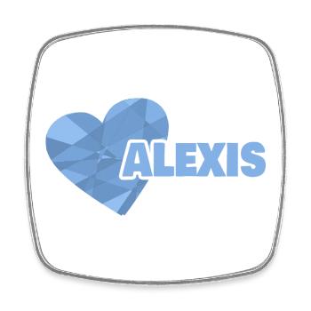 Mama Alexis - Square fridge magnet - white - Front