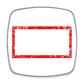 Cadeau drôle pour le chef de famille du chef de famille - Magnet carré - blanc - Devant