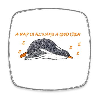 A nap is always a good idea - Magnet carré - blanc - Devant