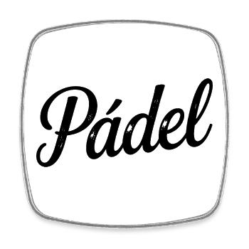 Fun Padel I Can't I Have Padel Padelist - Square fridge magnet - white - Front