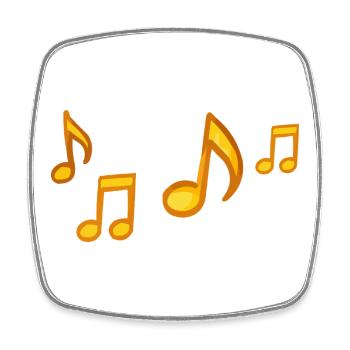 Sunny Notes Illustration - Square fridge magnet - white - Front